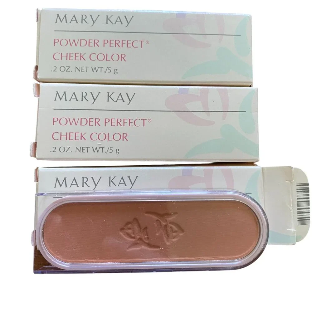 Mary Kay Powder Perfect Cheek Color Honey Wheat 2248 NIB 3 boxes‎ Discontinued